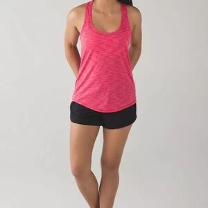 Lululemon Salute the Sun Singlet in Heathered Boom Juice, size small